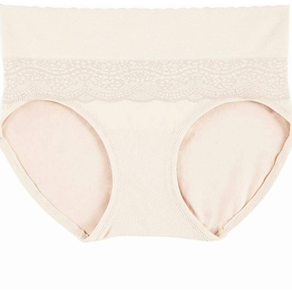 Warner's Cloud 9 Seamless Hipster Panties- Ivory